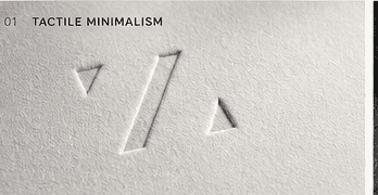 Paper texture with simple tactile marks